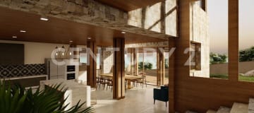 Casa en ladera con vistas - Diseño moderno y natural