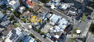 Terreno exclusivo en Quito Tenis - 867m² y dos frentes