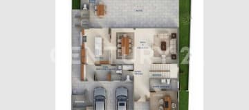 Casa esquinera 330m² en Samborondón: 4 dorms - $498K