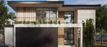 Casa esquinera 330m² en Samborondón: 4 dorms - $498K