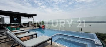 Suite con vista al río en Double Tree Hotel, Malecón 2000
