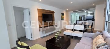 Depto. de 138m² en Puerto Santa Ana con vista al río y piscina
