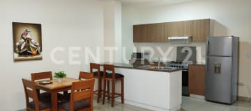 Departamento amoblado en Urdesa, planta baja, áreas comunes y Wi-Fi