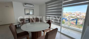 Departamento con piscina en arriendo en Sur de Manta
