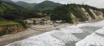 VENTA TERRENO JAMA MANABI JUNTÓ AL BALNEARIO TASASTE