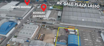 Venta o Renta Galpón en Terreno de 2000m2. Industrial Alto Impacto i3. Carcelén Industrial