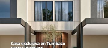 VENTA CASA 3 DORMITORIOS EN TUMBACO, CONJUNTO CERRADO (AAG)