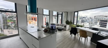 Venta departamento 3 dormitorios a estrenar piso 12. Sector La Carolina. IR