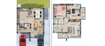 Casa nueva con vista al mar: 3 dormitorios y piscina