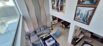 Penthouse Amoblado en venta-4 dormitorios-Mocolí Golf, Samborondón