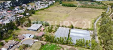 Propiedad productiva 11,224m² con invernaderos y acceso E35