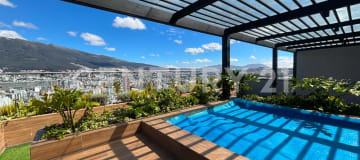 Suite en renta 56m², dormitorio master, cocina equipada
