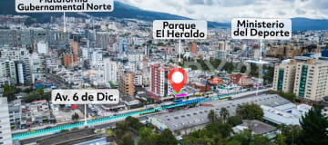 Terreno en venta Av. 6 de Diciembre, ubicación estratégica