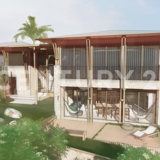 Casa en ladera con vistas - Diseño moderno y natural