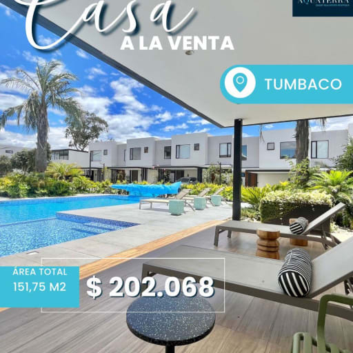 VENDO CASA EN TUMBACO 3 DORMITORIOS DENTRO DE URBANIZACION