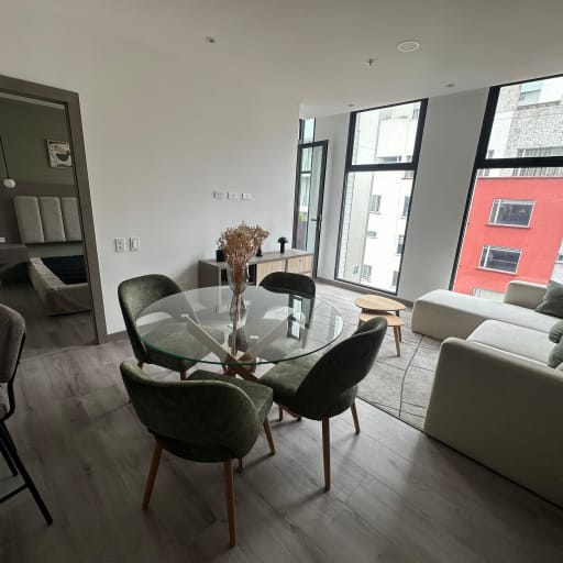 Venta Departamento 2 dormitorios con terraza. Piso 10- La carolina. CW