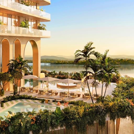 Venta Espectacular Estudio con balcón. Piso 26. Puerto Santa Ana. Yoo Guayaquil. SC