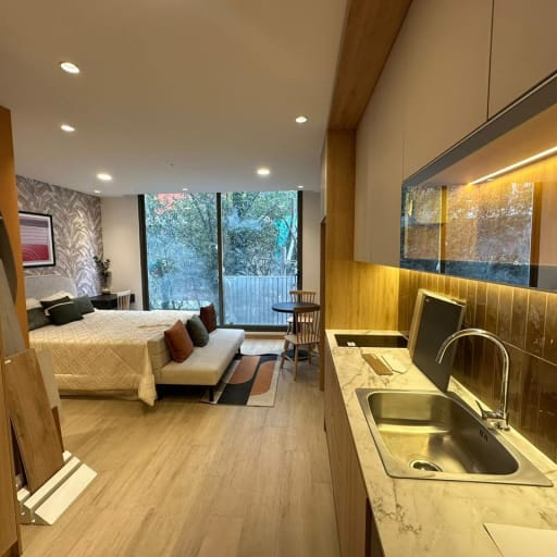 Venta suite 65.31m2. Piso 11, sector La Carolina. IR