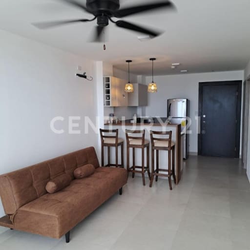 Depto. amoblado frente al mar en Ocean Club - $950 alquiler