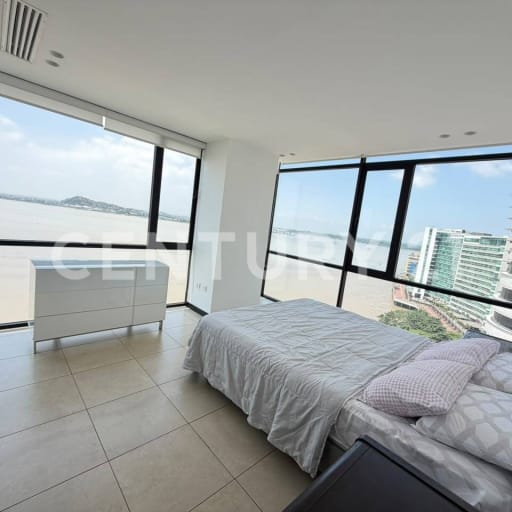 Suite moderna amoblada 66m2 - Vista al río y parqueo