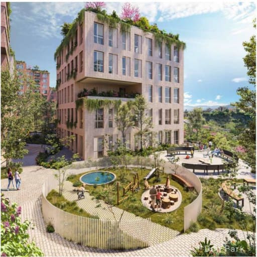 Venta Estudio de 33,5m2 con terraza de 4,4m2. Piso 7 – Cumbayá. Proyecto Botániqo. SC