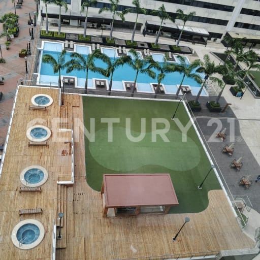 Departamento 3 hab. con vista al Río Guayas en Malecon Puerto Santana
