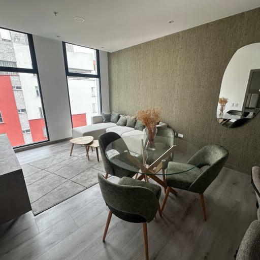 Venta Departamento 2 dormitorios con terraza. Piso 10- La carolina. IR