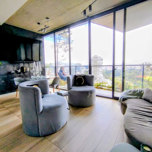 RENTA DEPARTAMENTO AMOBLADO EDIFICIO IQON EN LA CAROLINA AF