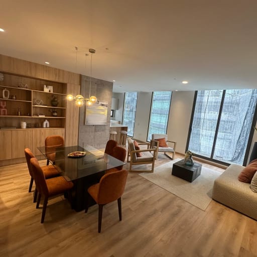 Venta depatamento 2 dormitorios, Sector la Carolina. Piso 13. AHDAQT