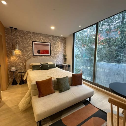 Venta Estudio 27.5 m2 sector La Carolina. Piso 12. IR