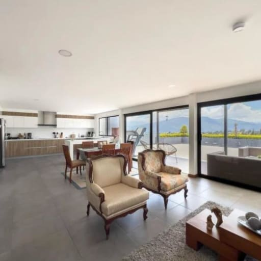 VENTA HERMOSO DEPARTAMENTO ATERRAZADO UN SOLO ANDAR - 3 DORMITORIOS -TANDA - NAYON