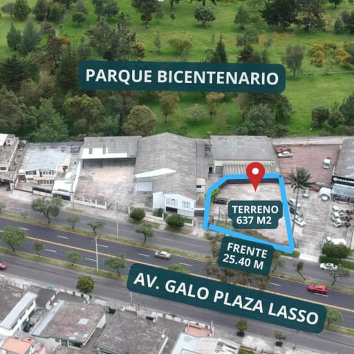 Venta terreno comercial, Av. Galo Plaza Lasso, norte de Quito