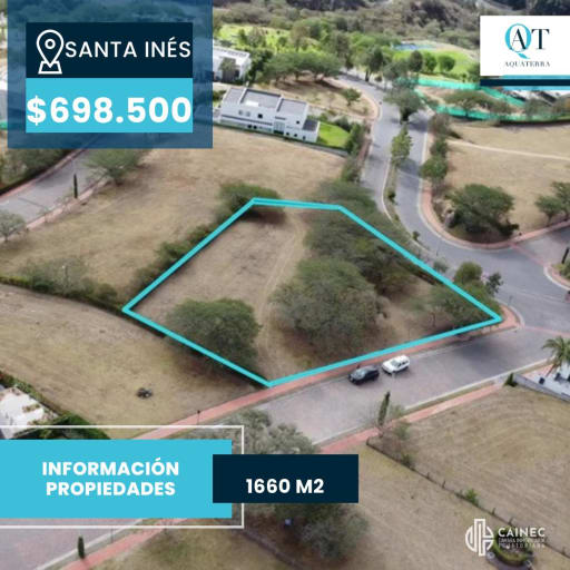 TERRENO EN VENTA EN EXCLUSIVA URBANIZACIÓN PRIVADA DE CUMBAYÁ