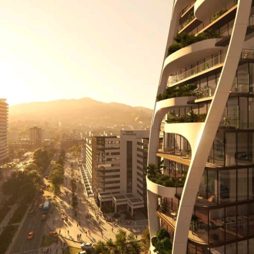 Venta Suite vista a La Carolina. Piso 11. Qondesa. Uribe Schwarzkopf . SC