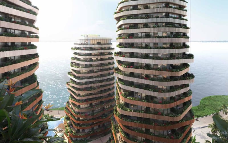 Oportunidad. Venta de Increíble Suite con balcón. Piso 12.Puerto Santa Ana. Proyecto THE HILLS.