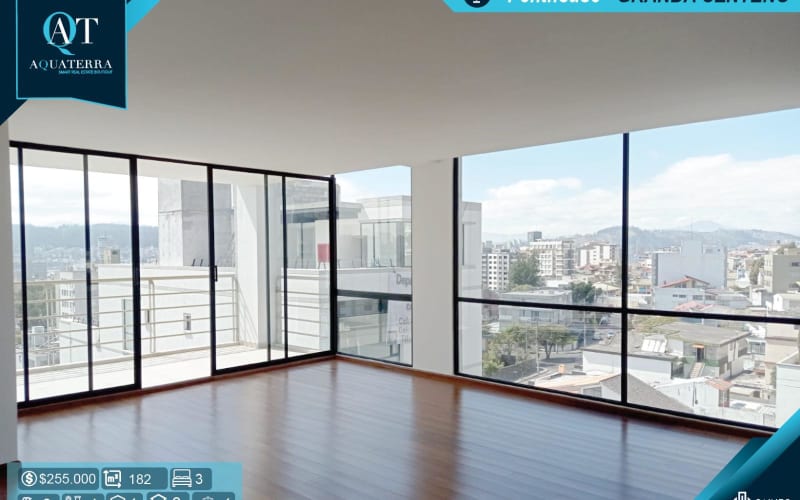 Venta de Penthouse 3 dormitorios. Excelente Vista. Sector: GRANDA CENTENO