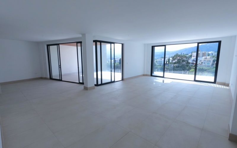 Venta Departamento 3 dormitorios con terrazas. A estrenar. Cumbayá. Cerca de la USFQ. SC