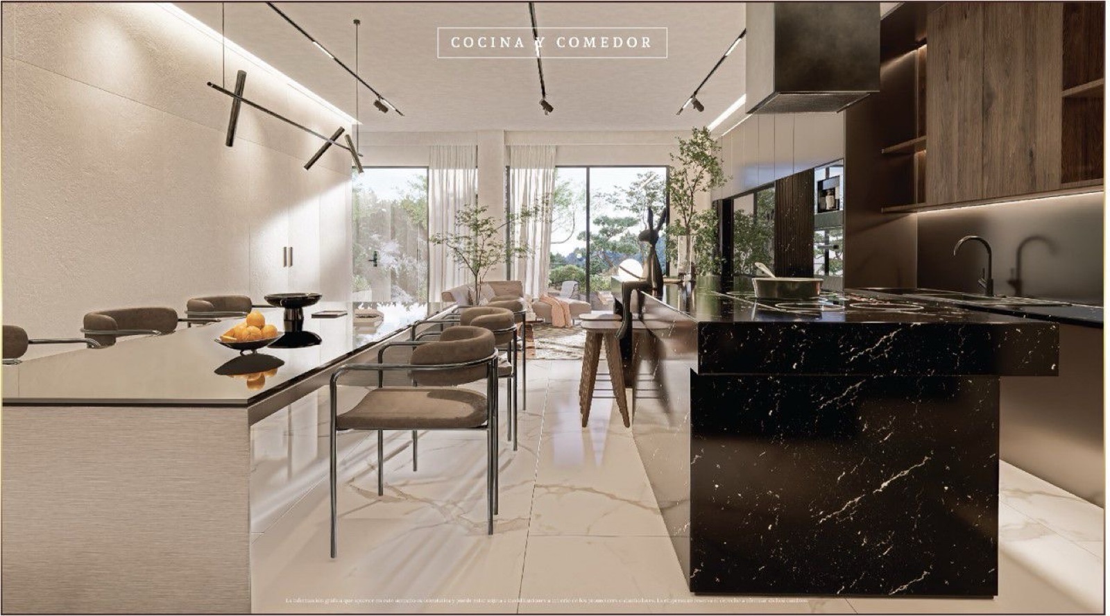 Departamento de venta a estrenar dos Habitaciones en Cumbaya IR